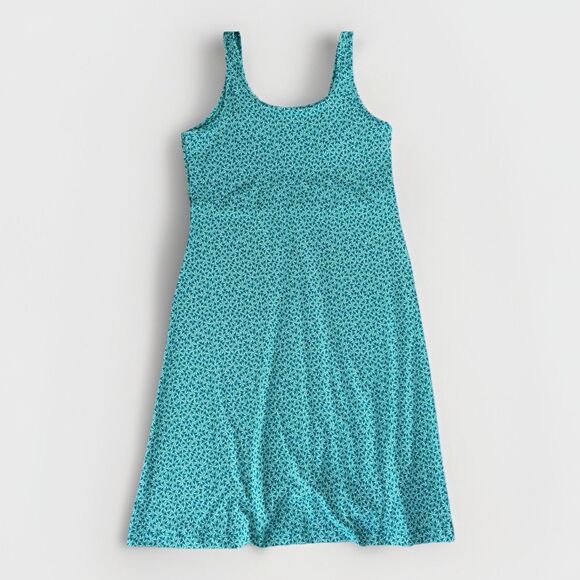 Columbia Dress Womens Size Small Omni Freeze Advanced Cooling Green Blue NWT - Picture 1 of 7
